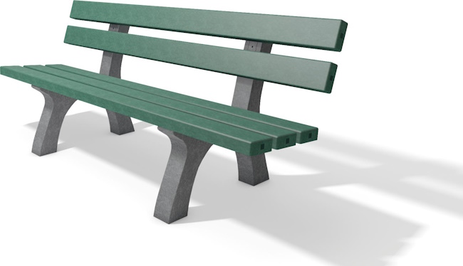 Banc Absinthe Coloris Gris/Vert